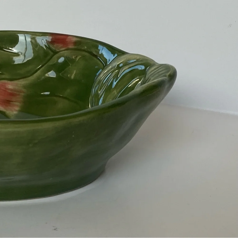 Williams Sonoma Artichoke Dish Jardin Potager Collection 5.25” Green Vegetables
